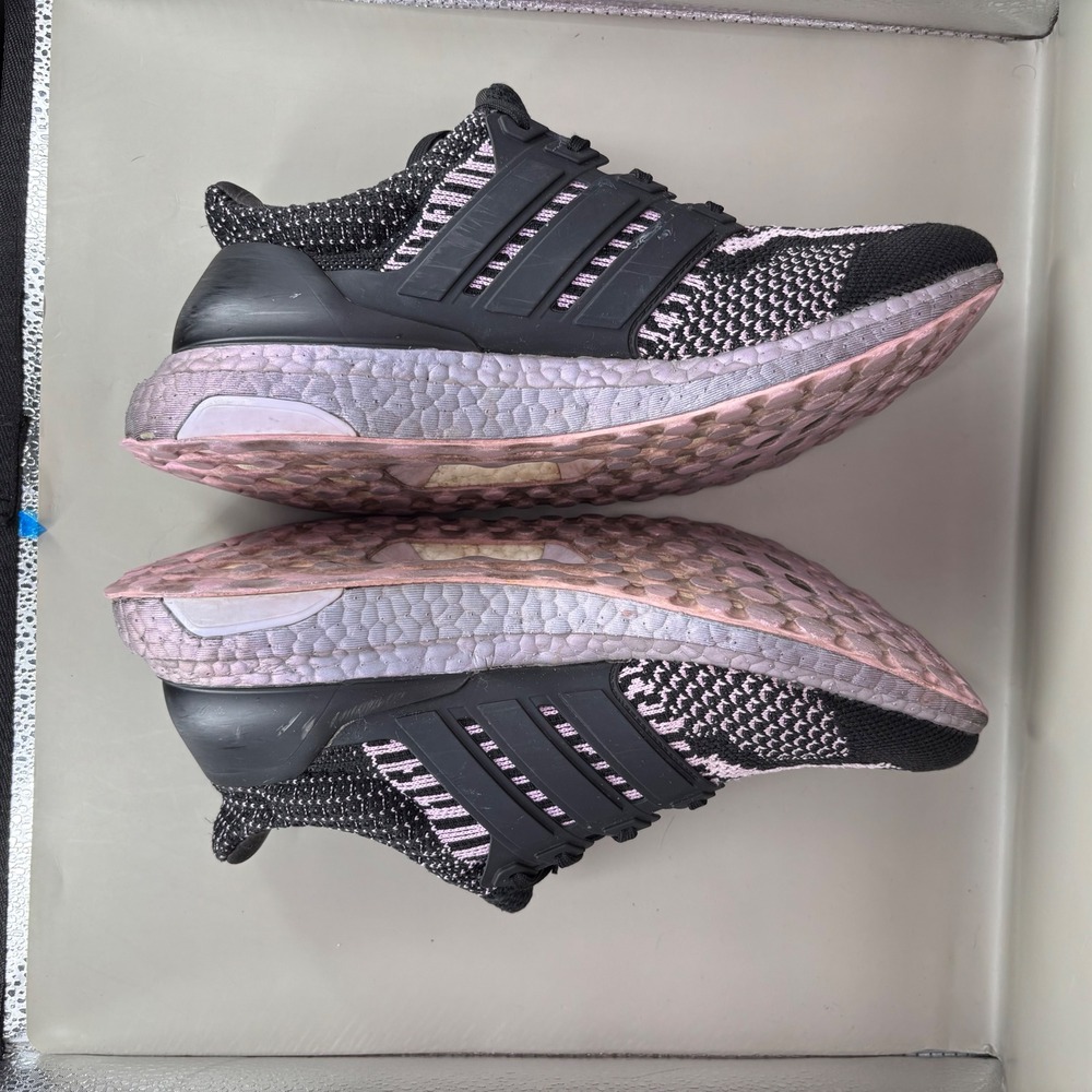 Adidas Ultraboost 5.0 DNA Black Beam Pink Running Shoes HP2477 Womens 8.5 - Picture 5 of 7